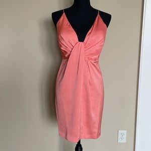 Aiden Mattox Coral Punch Cocktail dress